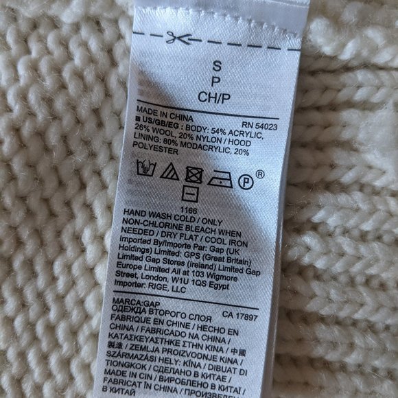 Gap knitted hooded cardigan - Picture 7 of 7